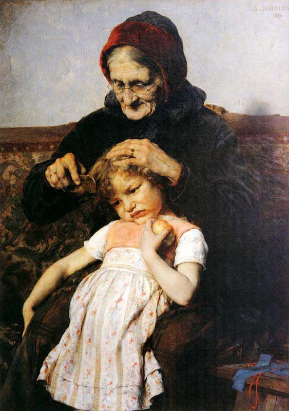 The Combing of Granddaughter